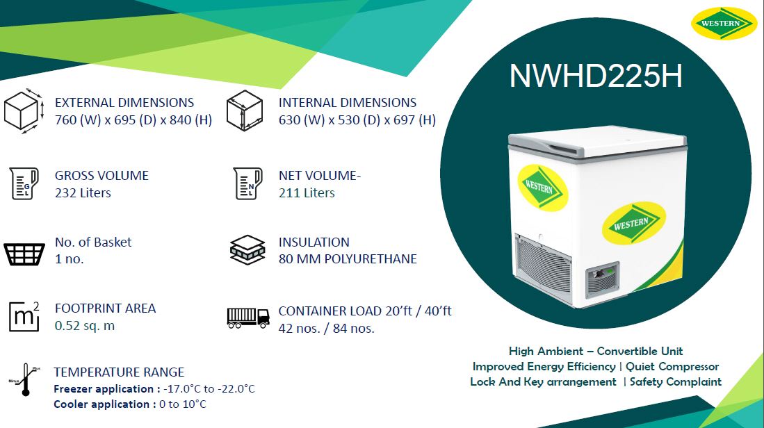 Western Deep Freezer 225H