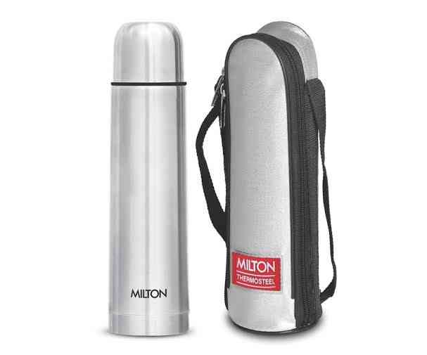 Milton Thermosteel Flip Lid Flask Silver - 1000 ml